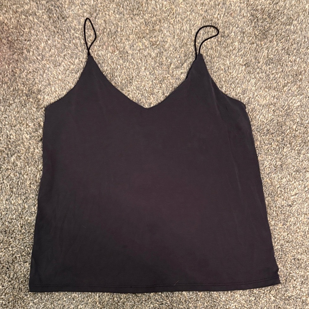 Maurices Black V-Neck Tank Top